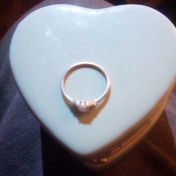 Fire opal ring silver - Picture 3 of 3